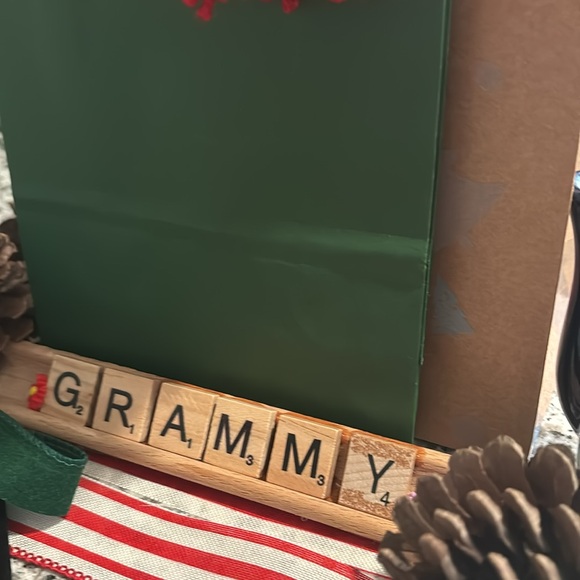 Grammy Personalized Holiday Gift Bag w Red Tassel CUSTOM MADE GIFT FINAL SALE - Picture 4 of 7